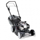 A self propelled mower available with mulching options