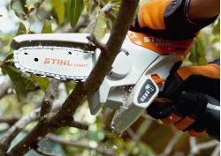 cutting small branches with ease