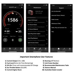 Honda EU32i Generator with the Honda Smartphone app