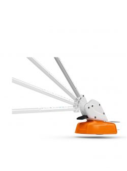 Stihl battery grass trimmer FSA 30 with variable angle for easy cutting in tight places