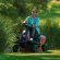 Easy operation with the Toro eS3000 Battery Powered Ride-On Mower